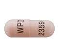 Pill WPI 2359 Pink Capsule/Oblong is Topiramate Extended-Release