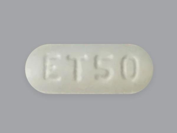 Pill ET50 White Capsule/Oblong is Tramadol Hydrochloride