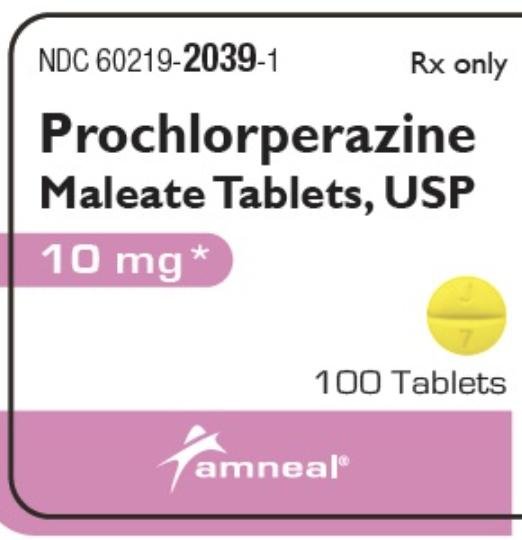 Prochlorperazine maleate 10 mg J 7