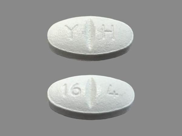 Metoprolol succinate extended-release 25 mg Y H 164