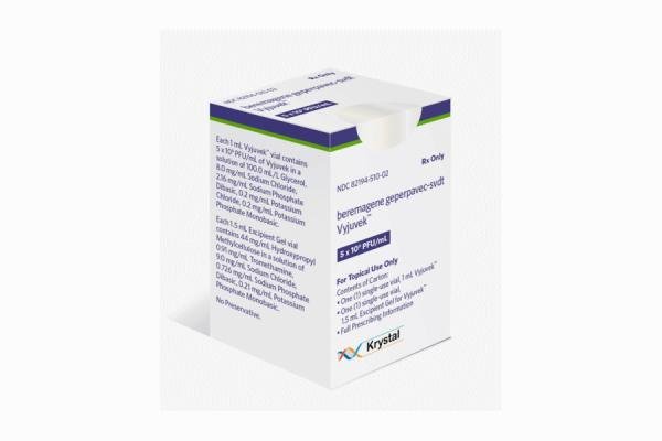 Vyjuvek biological suspension with excipient gel medicine