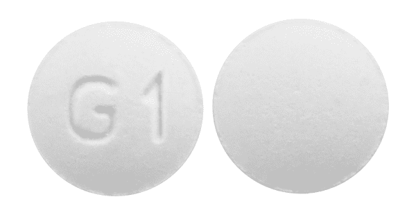 Pill G1 White Round is Guanfacine Hydrochloride