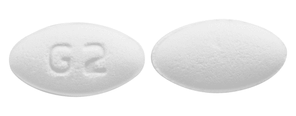 Pill G2 White Oval is Guanfacine Hydrochloride