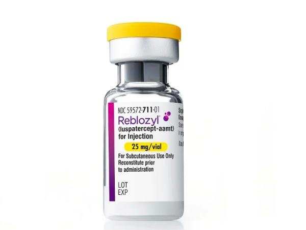 Reblozyl (luspatercept) 25 mg lyophilized powder for injection