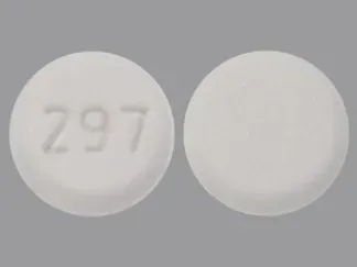 Pill 297 White Round is Amiodarone Hydrochloride