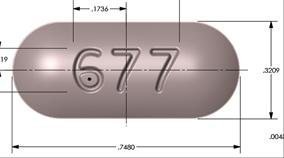 Pill 677 Beige Oval is Prenatal Plus