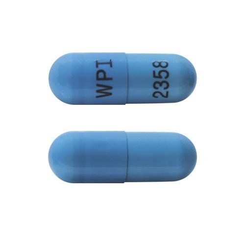 Topiramate extended-release 100 mg WPI 2358