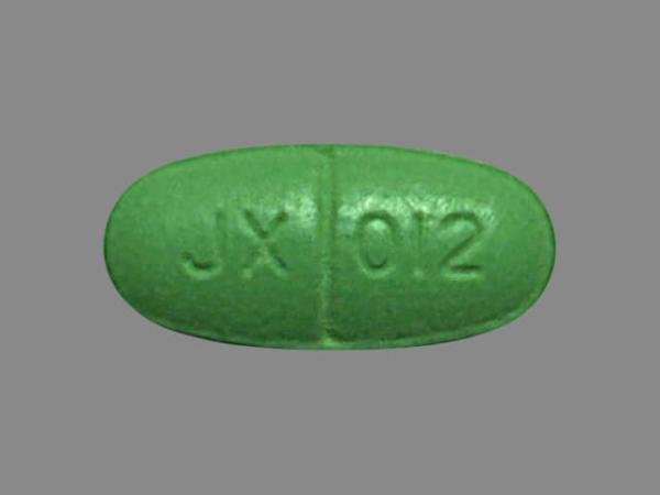 Pill JX 012 Green Oval is Levetiracetam