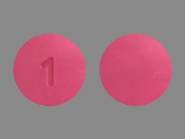 Pill 1 Pink Round is Amitriptyline Hydrochloride