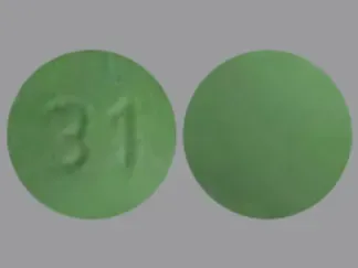 Pill 31 Green Round is Amitriptyline Hydrochloride