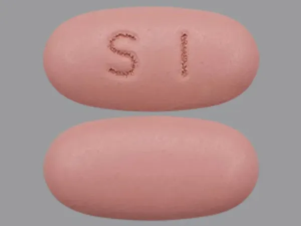 Pill S1 Red Oval is Mesalamine Delayed-Release