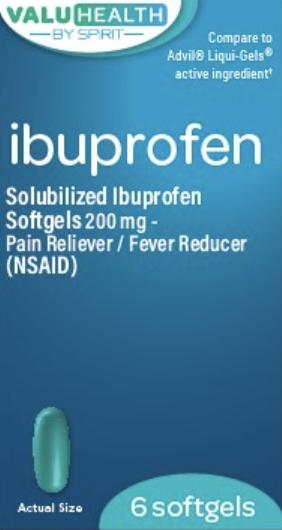 Pill 469 Green Capsule/Oblong is Ibuprofen