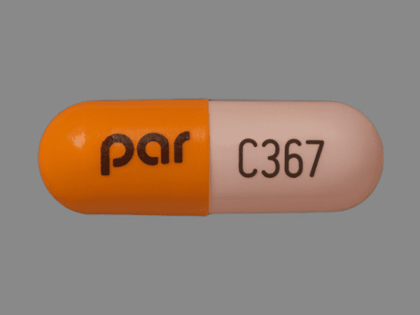 Pill par C367 Beige Capsule/Oblong is Topiramate Extended-Release
