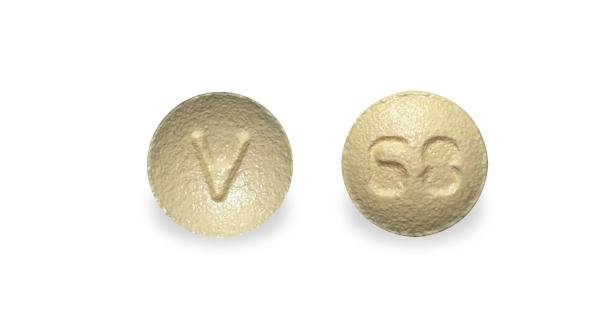 Pill V 68 Yellow Round is Eplerenone