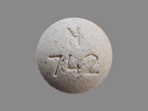 Pill N 742 is Thyroid 60 mg (1 grain)