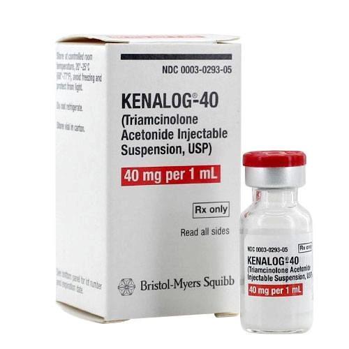 Pill medicine is Kenalog-40 40 mg/mL injectable suspension