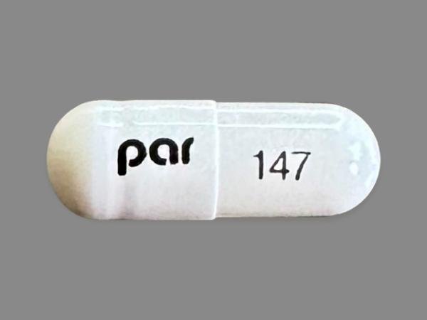 Pill par 147 White Capsule/Oblong is Dexlansoprazole Delayed-Release