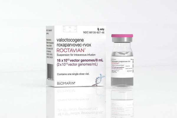 Roctavian 2 × 10<sup>13</sup> vector genomes (vg) per mL suspension for intravenous infusion medicine