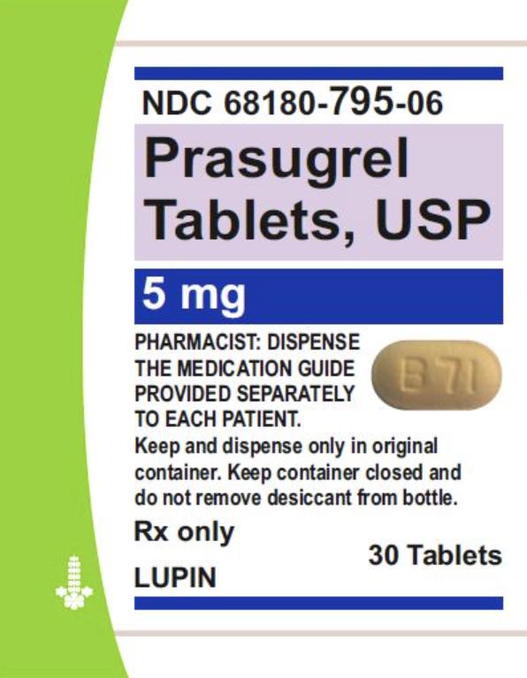 Pill LU B71 Yellow Capsule-shape is Prasugrel