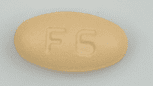 Pill F6 Yellow Oval is Lurasidone Hydrochloride