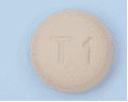 Pill T 1 Yellow Round is Hydrochlorothiazide and Olmesartan Medoxomil