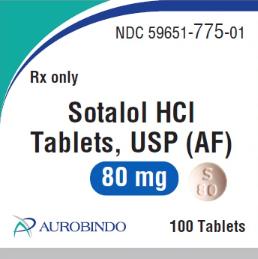 Sotalol hydrochloride (AF) 80 mg S 80