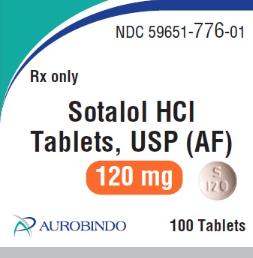 Sotalol hydrochloride (AF) 120 mg S 120