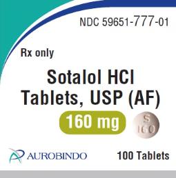 Sotalol hydrochloride (AF) 160 mg S 160