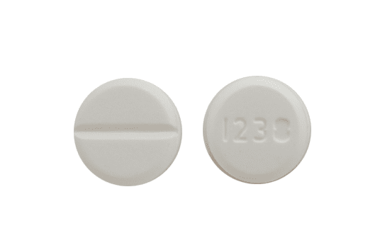 Pill 1238 White Round is Acetazolamide