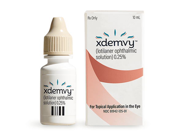 Pill medicine is Xdemvy 0.25% ophthalmic solution
