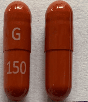 Pill G 150 Orange Capsule/Oblong is Venlafaxine Hydrochloride Extended-Release