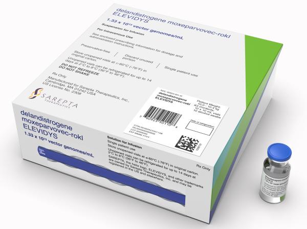 Elevidys 1.33 × 10<sup>13</sup> vg/mL suspension for intravenous infusion medicine