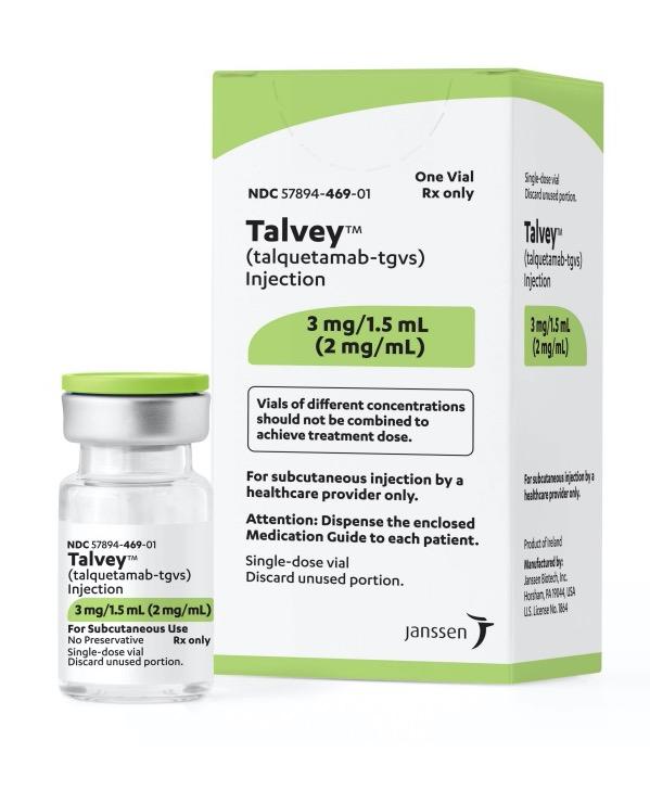 Talvey (talquetamab) 3 mg/1.5 mL (2 mg/mL) injection