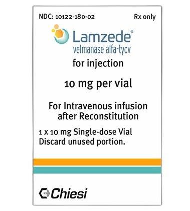 Lamzede 10 mg lyophilized powder for injection medicine