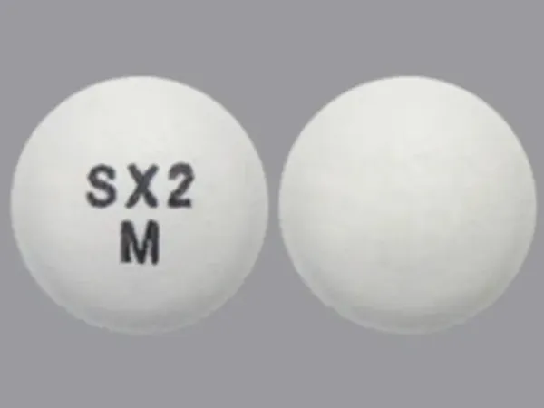 Pill SX2 M is Saxagliptin Hydrochloride 5 mg