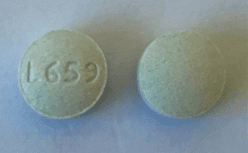 Pill L659 Green Round is Guanfacine Hydrochloride Extended Release