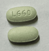Pill L660 Green Capsule/Oblong is Guanfacine Hydrochloride Extended Release