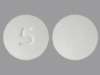 Pill 5 White Round is Hydroxyzine Hydrochloride
