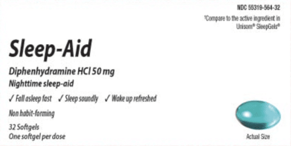 Diphenhydramine hydrochloride 50 mg PC5