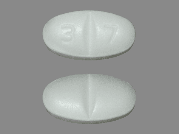 Pill 3 7 White Oval is Gabapentin