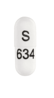 Pill S 634 White Capsule/Oblong is Dicyclomine Hydrochloride