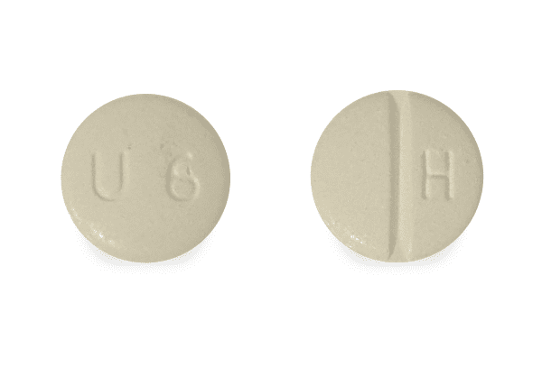Pill H U 6 White Round is Allopurinol