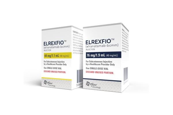Pill medicine is Elrexfio 40 mg/mL injection
