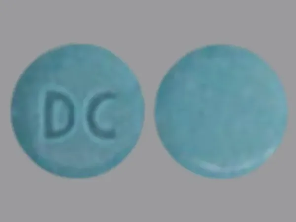 Pill DC Blue Round is Dicyclomine Hydrochloride