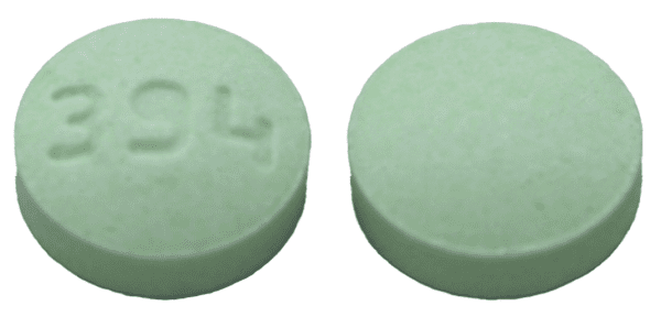 Pill 394 Green Round is Doxepin Hydrochloride