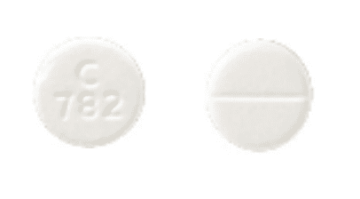Pill C 782 White Round is Prednisone