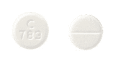 Pill C 783 White Round is Prednisone