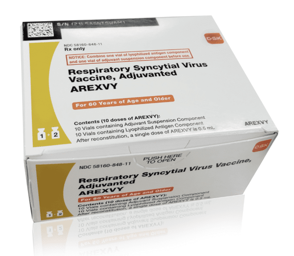 Arexvy lyophilized antigen and adjuvant suspension for injection medicine