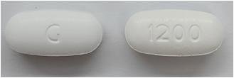Pill G 1200 White Oval is Guaifenesin Extended-Release