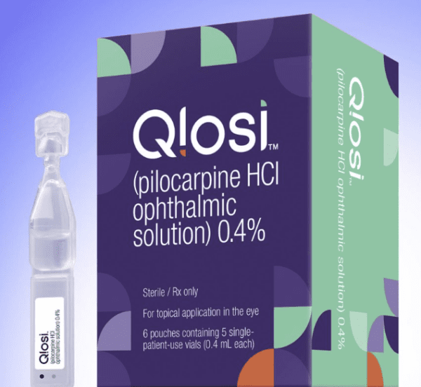 Pill medicine is Qlosi 0.4% ophthalmic solution